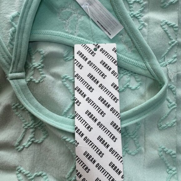 NWT Urban Outfitter Teal/Mint Butterfly Bra - Picture 4 of 7